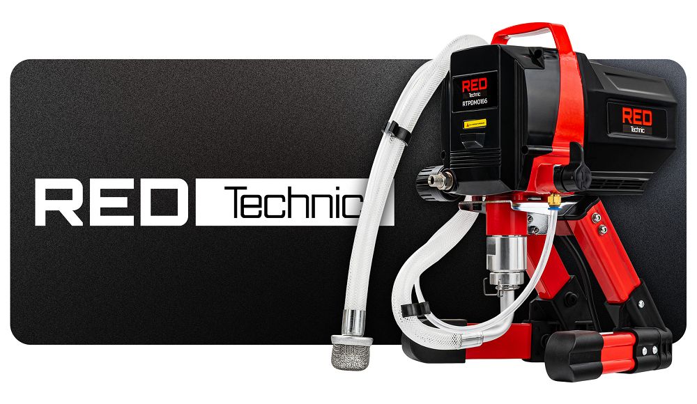 Aparat hidrodinamic pentru vopsit, 1200 W, 230 bar, Red Technic RTPDM0166