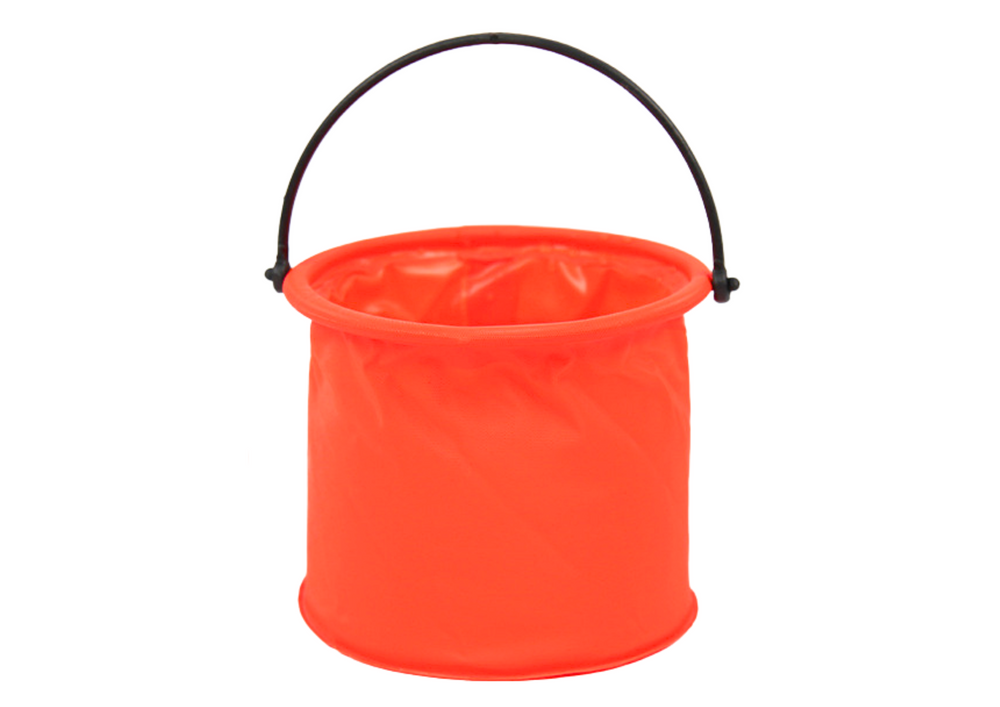 Galeata pliabila multifunctionala din PVC, portocaliu, Lean 20209