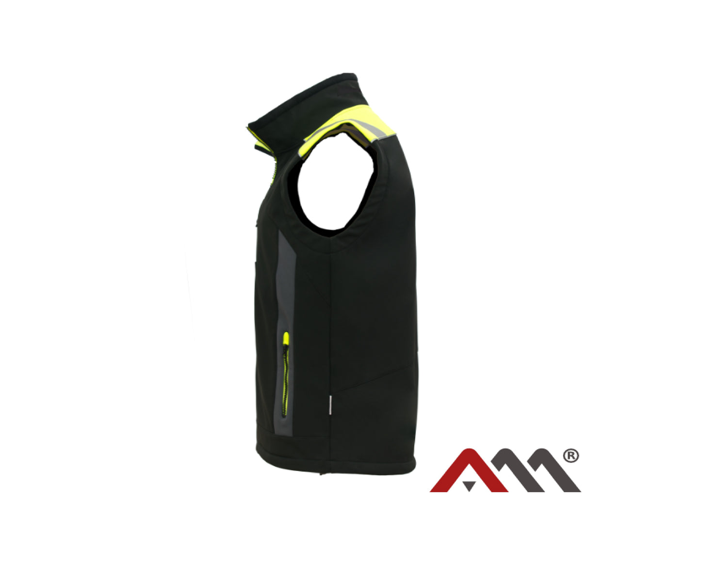 Vesta softshell reflectorizanta Classwork BZR, marimea L, Artmas ART461087
