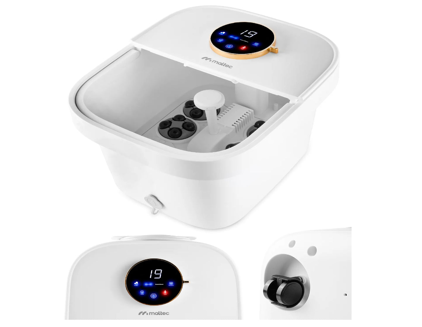 Aparat 2 in 1 masaj / hidromasaj pentru picioare Pro-Hydro500W, 220V, MalTec 112409