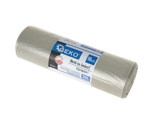 Saci menajeri rezistenti din polistiren, 380 l, 10 bucati, Geko G71269-1