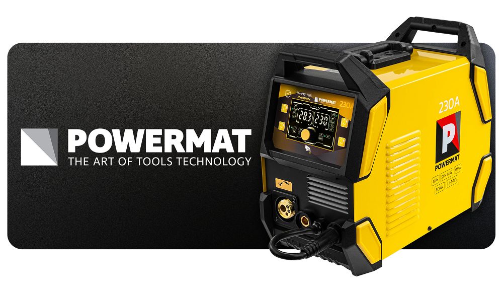 Aparat de sudura tip invertor MIG / MAG PM-PAS-230L, 230 A, Powermat PM1554