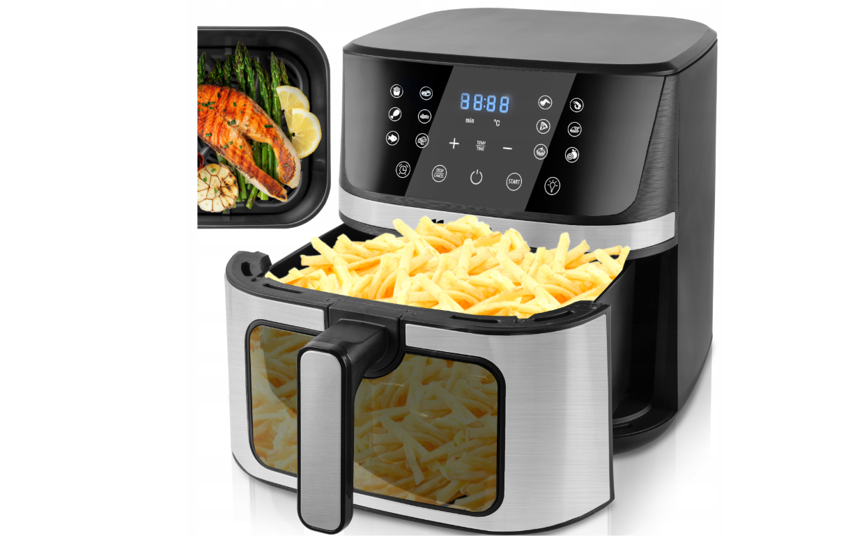 Friteuza cu aer cald 1800 W, capacitate 7 l, MalTec 112095