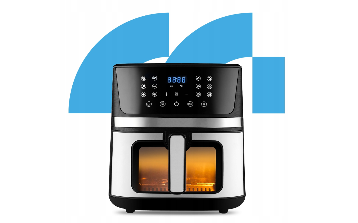 Friteuza cu aer cald 1800 W, capacitate 7 l, MalTec 112095