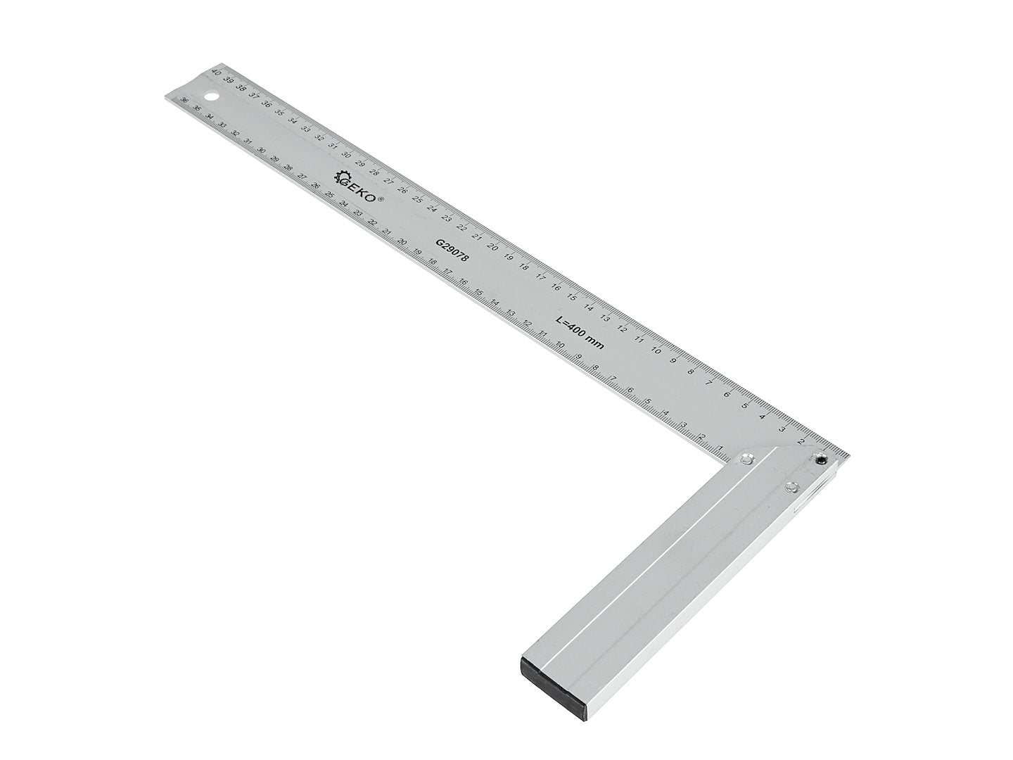 Echer de tamplarie din aluminiu, 400 mm, Geko G29078