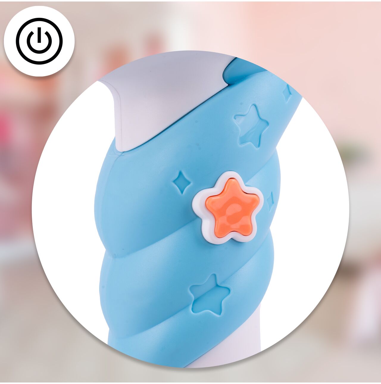 Pistol cu bule de sapun unicorn, 180 ml, MalPlay 111495