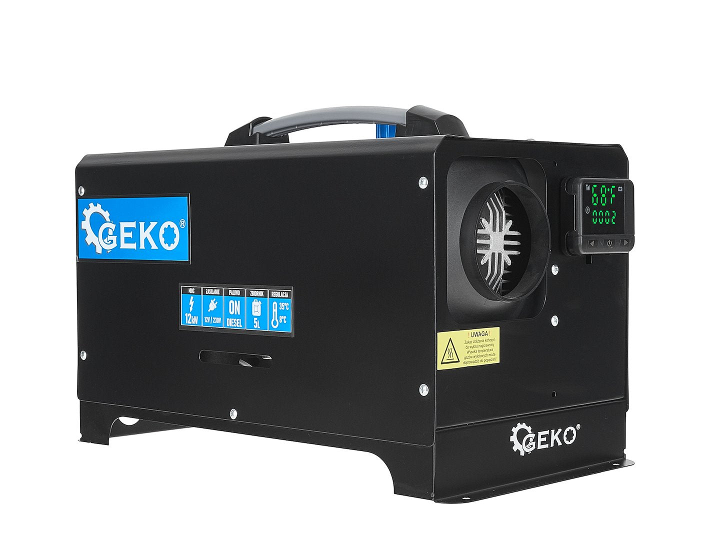 Incalzitor auto stationar, 12 / 230 V, 12 kW, Geko G80458