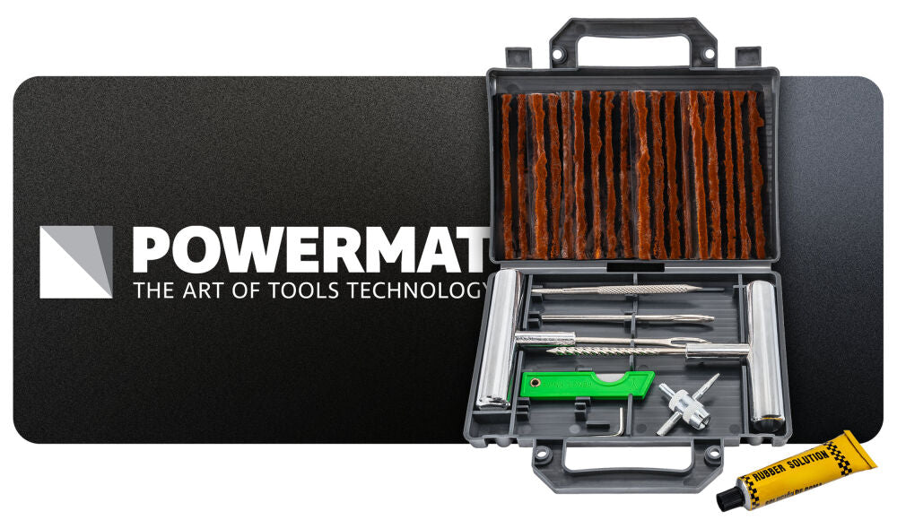 Kit reparare anvelope auto PM-ZNO-30T, 30 piese, Powermat PM1526