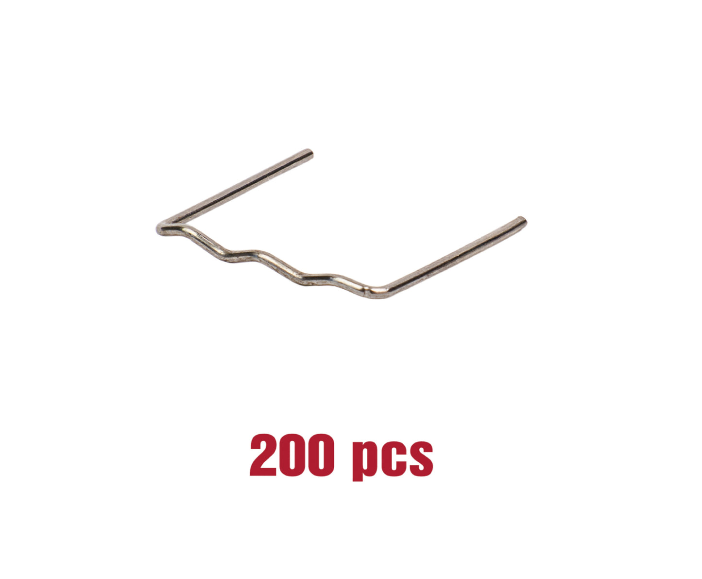 Set 200 capse W pentru aparat de lipit plastic, 0.8 mm, Raider 076216