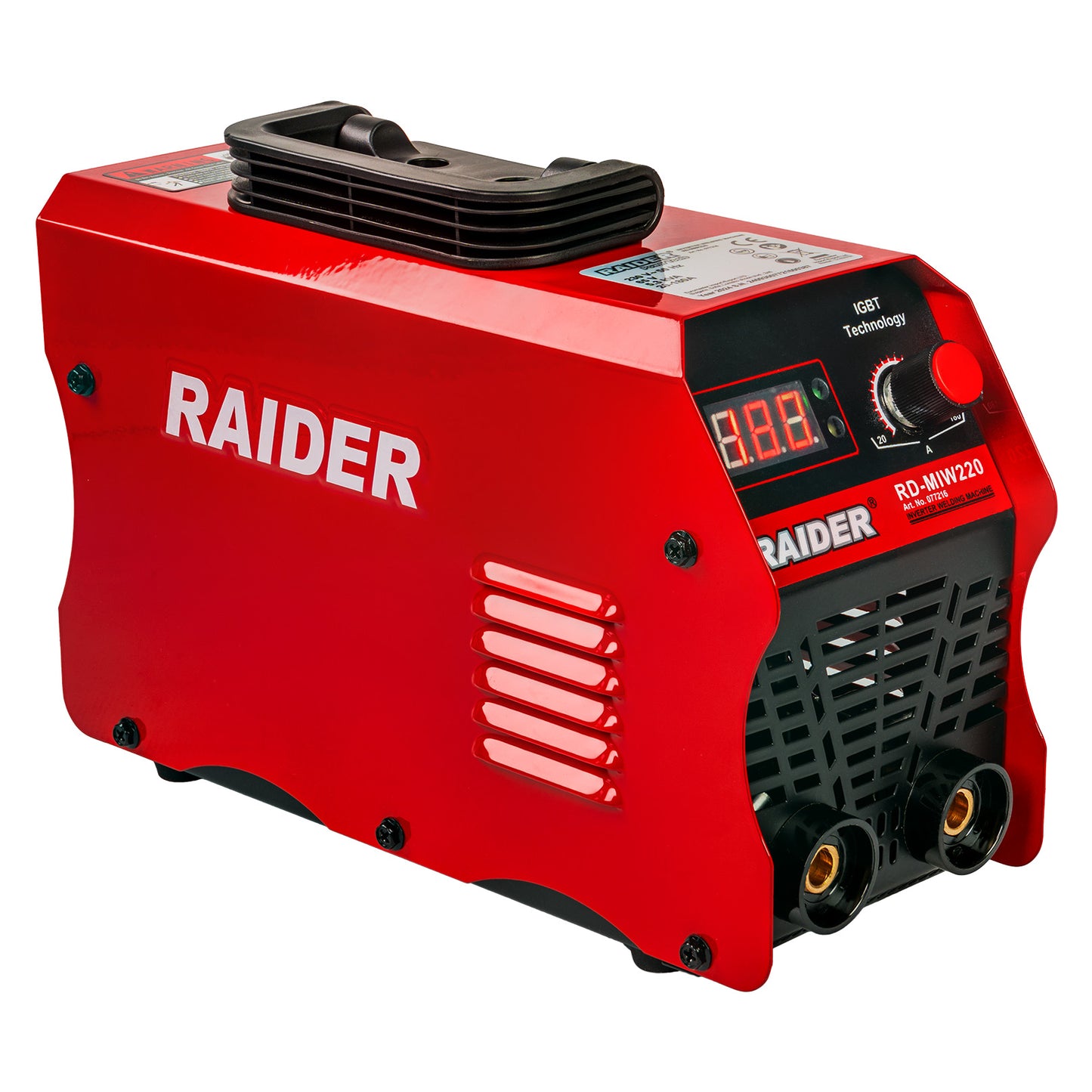 Aparat de sudura tip invertor RD-MIW220, 180A, Raider 077216