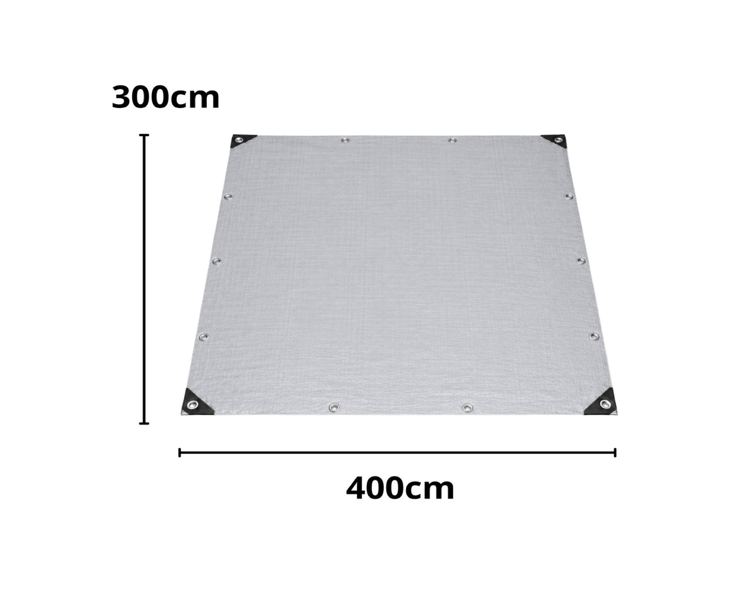 Prelata impermeabila, 3 x 4 m, gri, Lean 30857