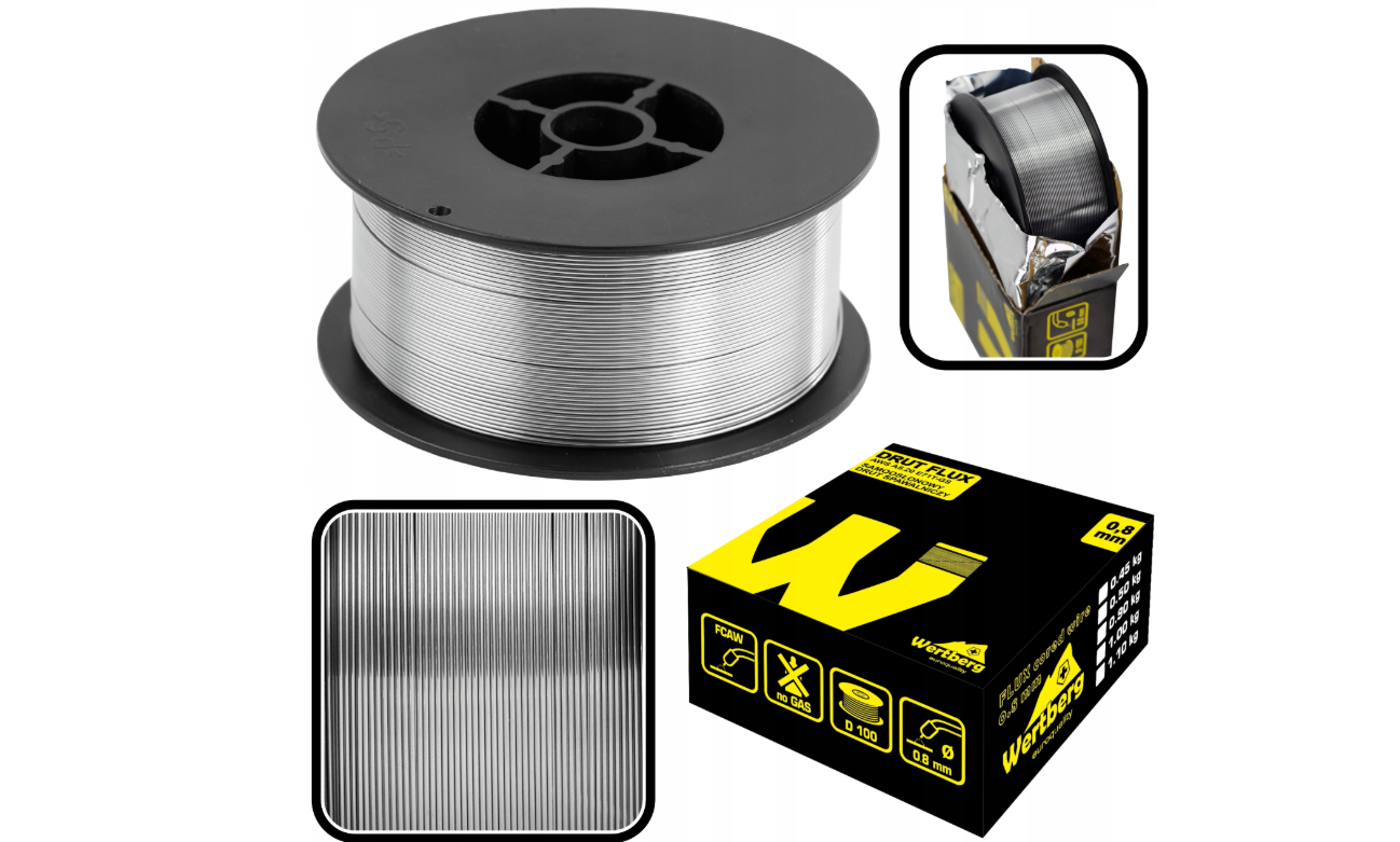 Sarma de sudura FLUX Wertberg, 0.8 mm, 1 kg, Harder HD0134