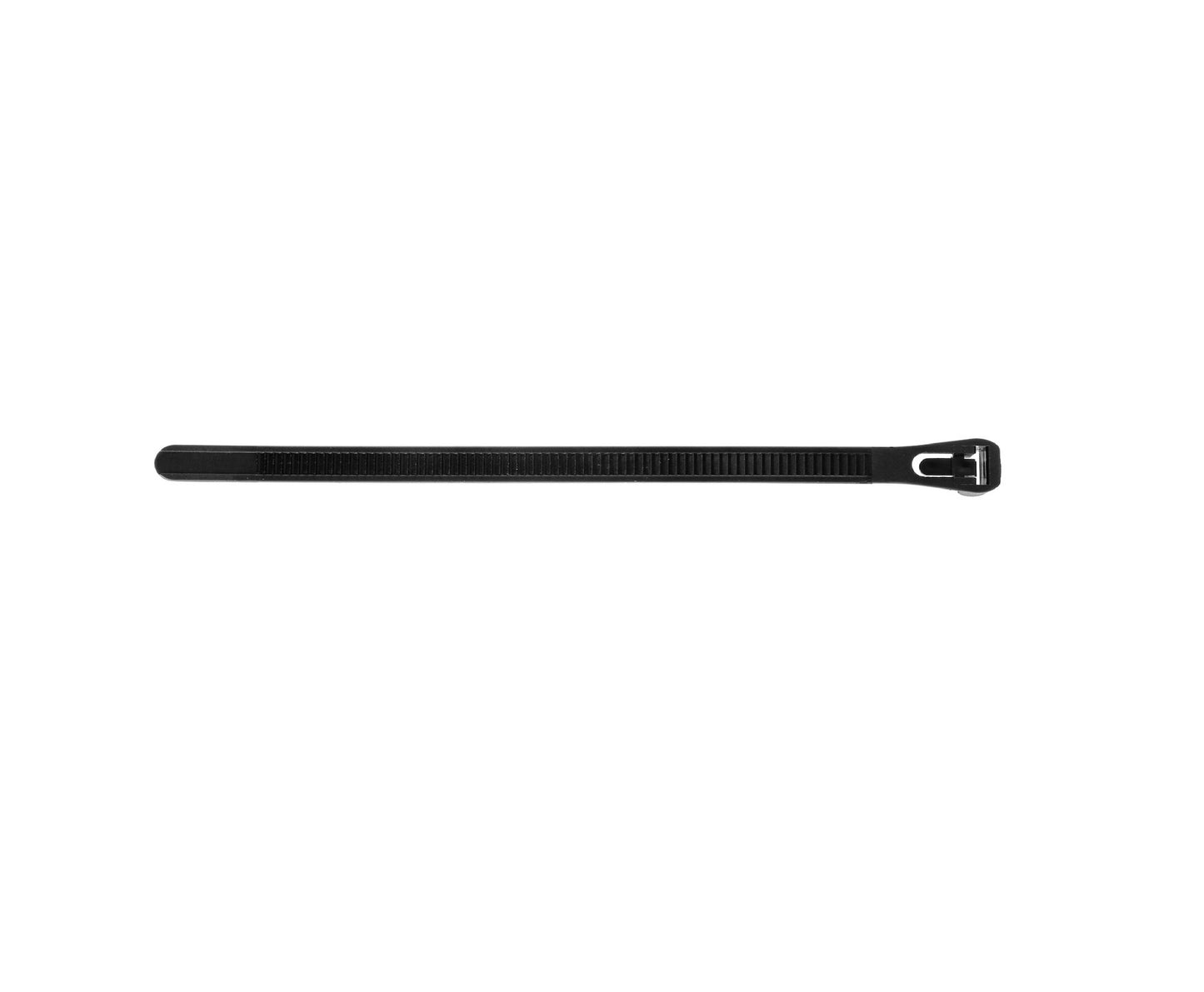 Set legaturi nylon reutilizabile, negru, 7,5x150mm, 100 bucati, Geko G17241