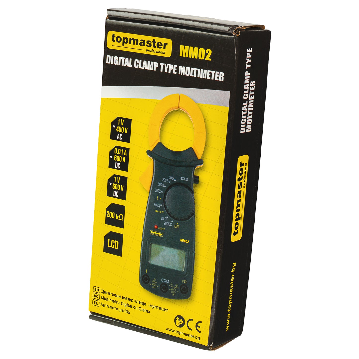 Multimetru digital cu clema MM02, Topmaster 279917