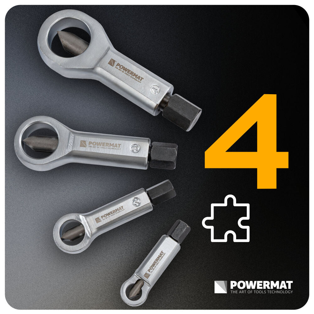 Set despartitoare piulite auto PM-ZPDN-4T, 4 bucati, Powermat PM1616