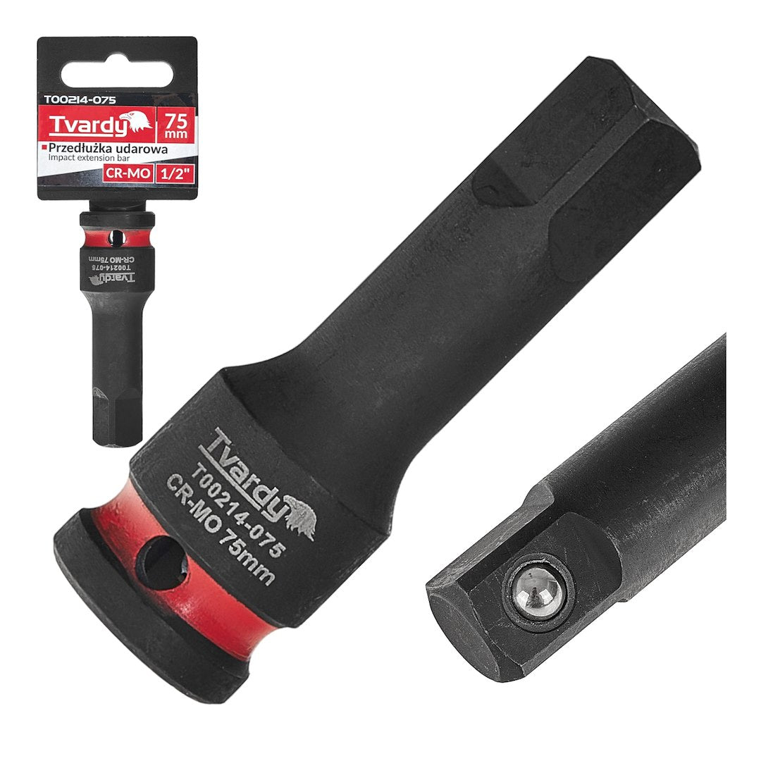 Prelungitor de impact 1 / 2", 75 mm, Cr-Mo, Tvardy T00214-075