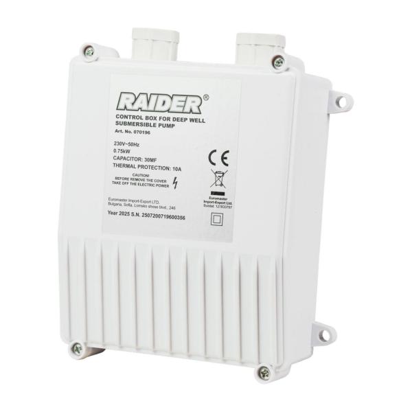 Panou de comanda pentru pompa de adancime, 0.75 kW, Raider 070196