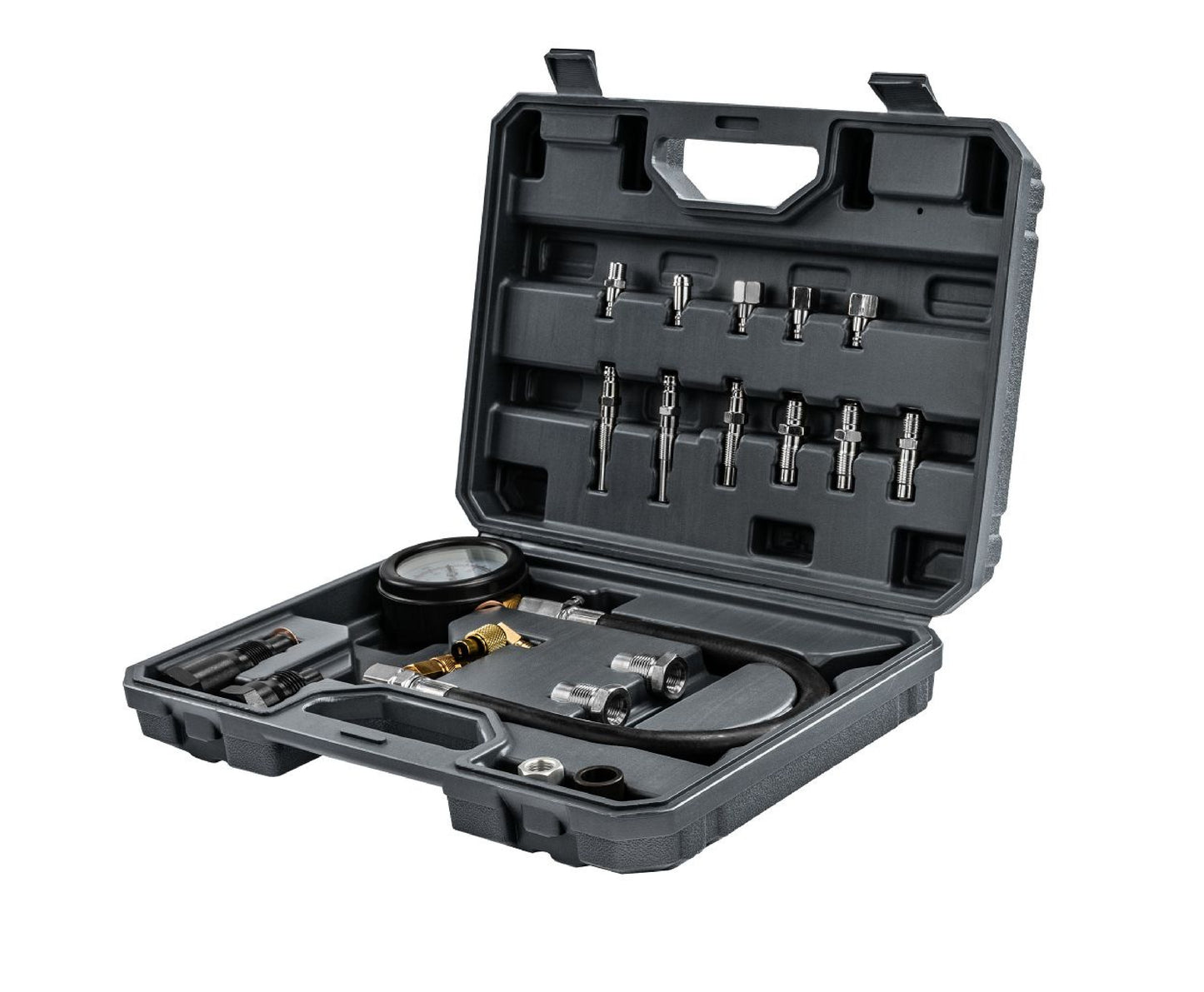 Kit manometru compresie motoare diesel PM-MCSD-19T, 19 piese, Powermat PM1523
