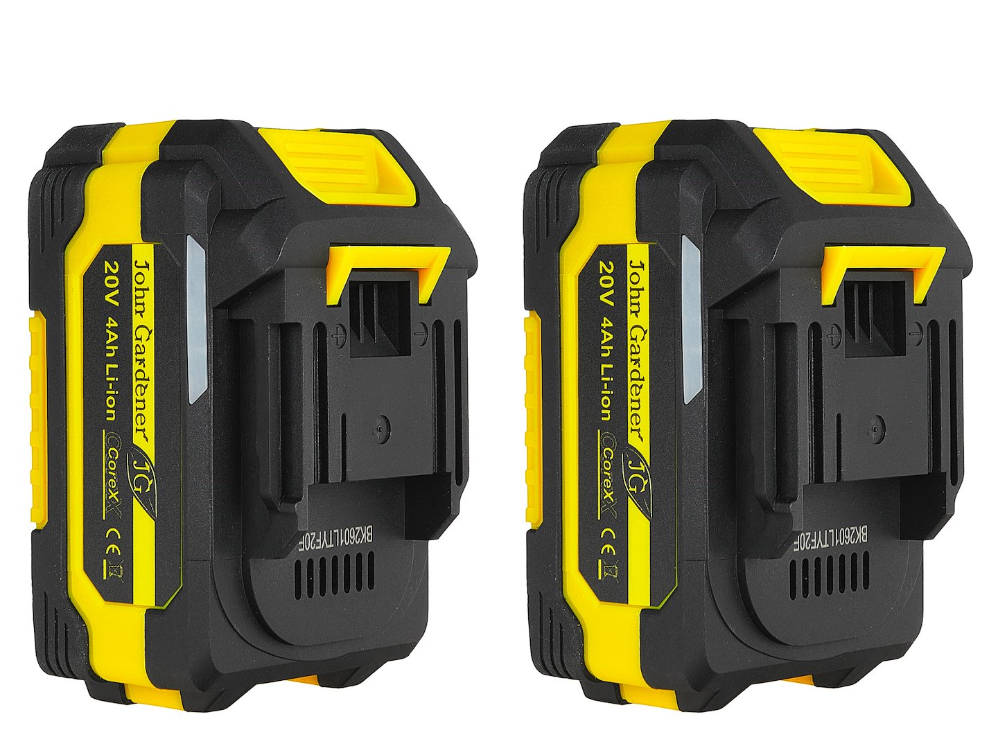 Masina de tuns iarba cu acumulator, 38 cm, 2x4.0 Ah, 20 V, CoreX, John Gardener G80686