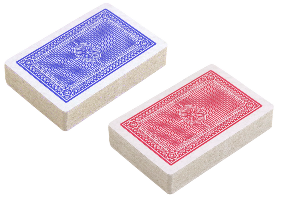 Set 2 pachete de carti de joc, 56 x 87 mm, multicolor, Lean 17467