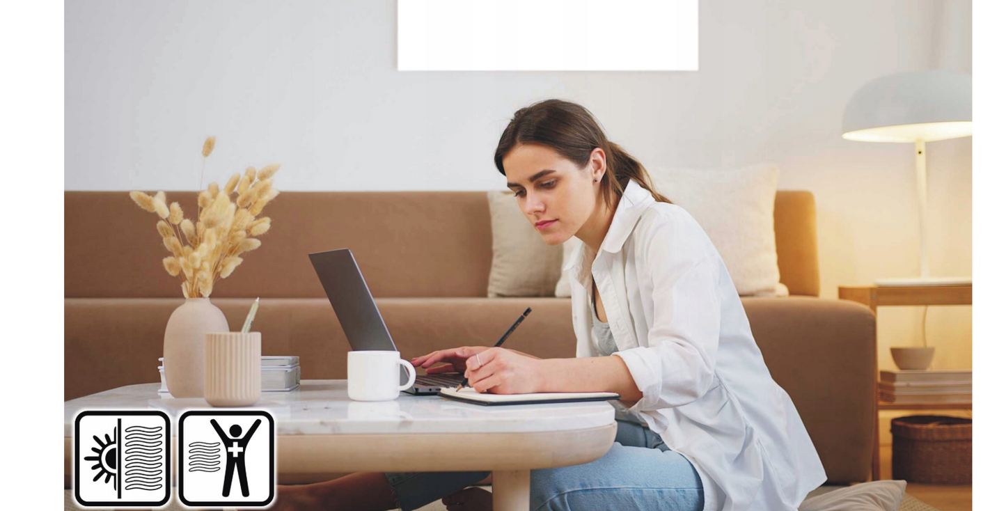 Panou de incalzire cu infrarosu Wertberg IR1.08, 770 W, Harder HD1016