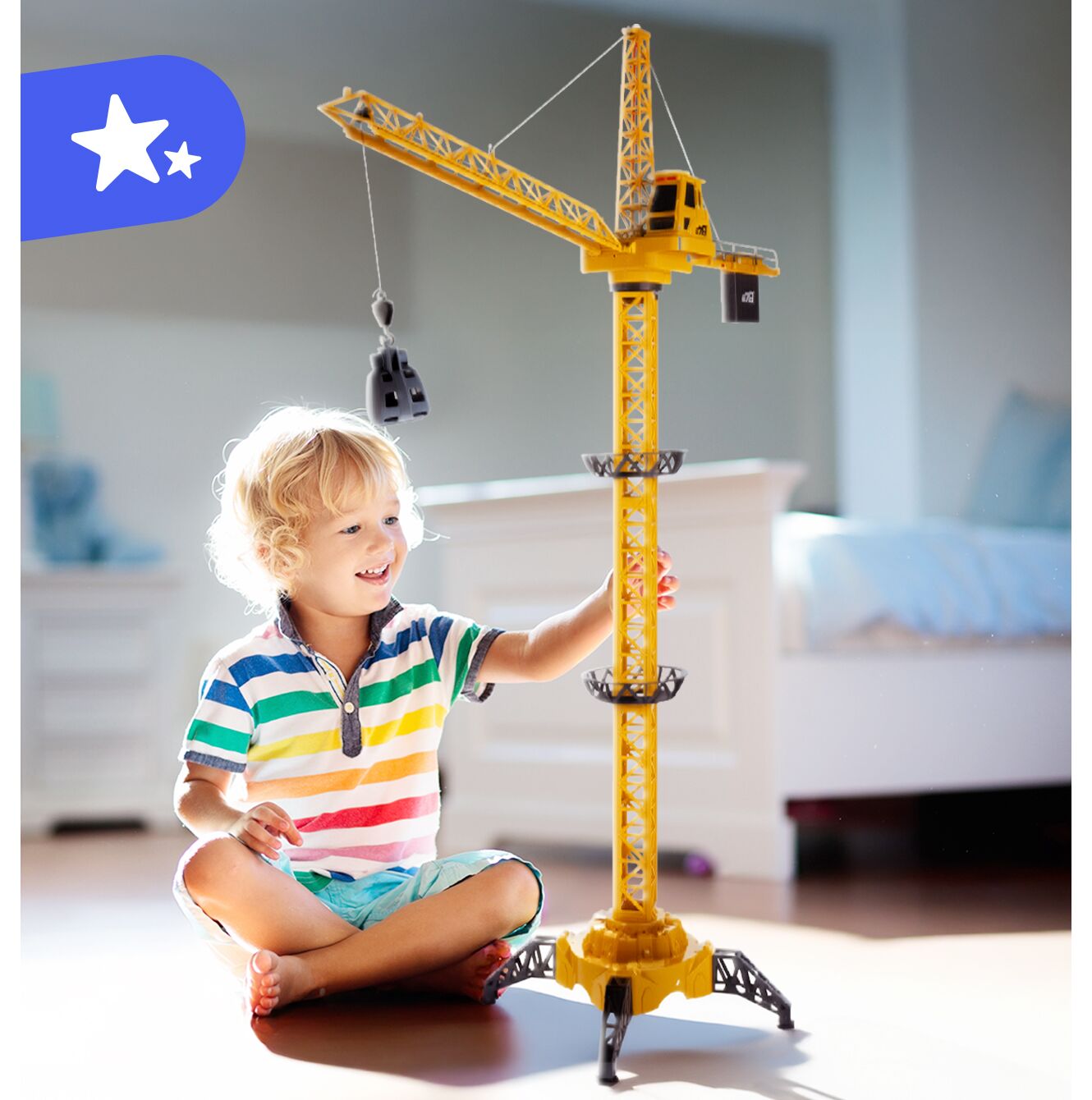 Macara gicantica cu telecomanda RC USB, 128 cm, MalPlay 113722