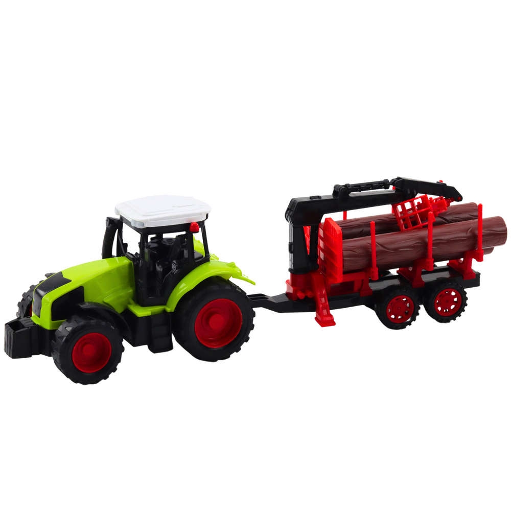 Tractor cu remorca HDS pentru transportul lemnului, 37 x 11 x 9 cm, Lean 24796