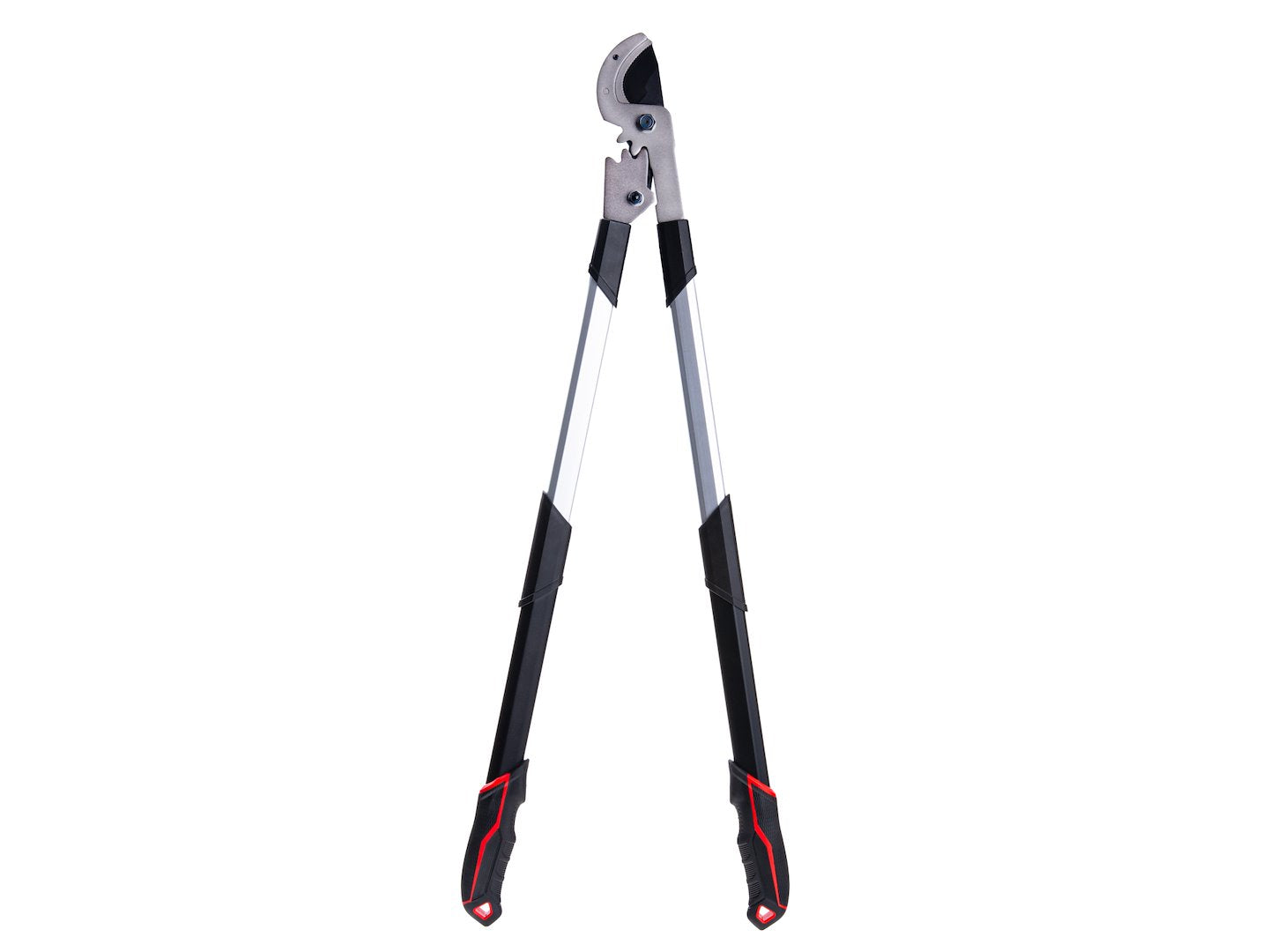 Foarfeca telescopica de gradinarit cu lama tip nicovala, 715-955 mm, 65 Mn, PTFE, Tvardy T07424