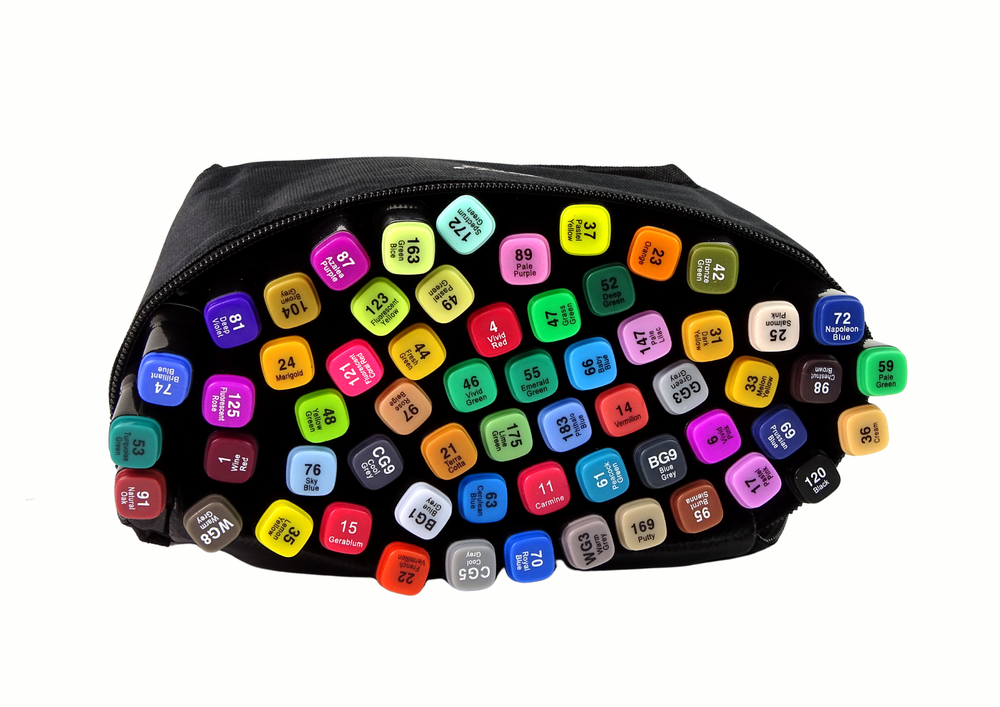 Set markere cu capat dublu Pro Touch, multicolor, 60 bucati, Lean 12859