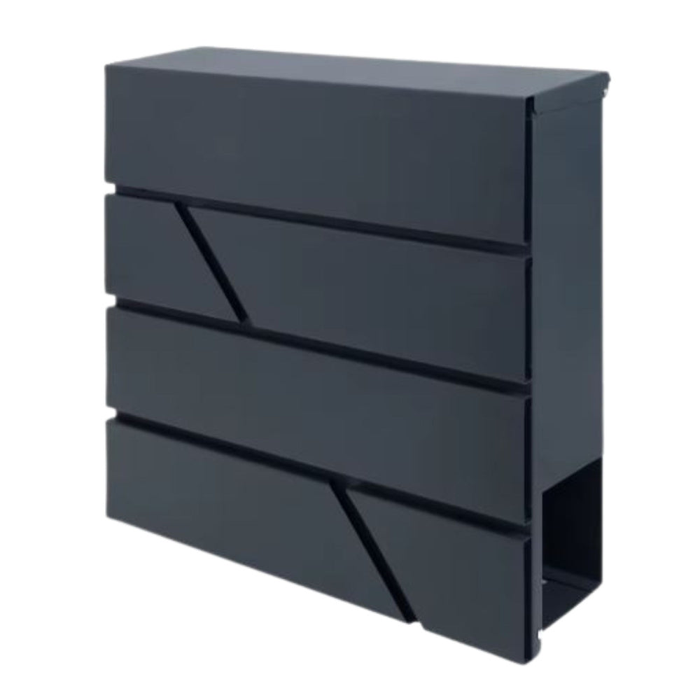 Cutie postala 37x37x11 cm, gri antracit, Lean 26730