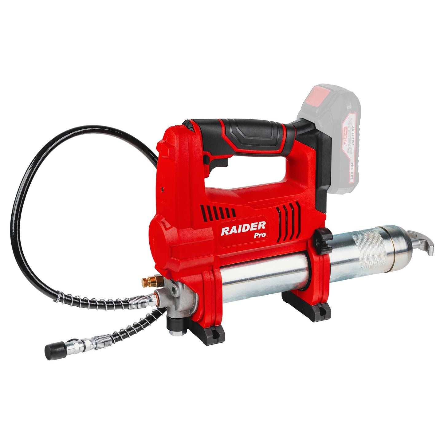 Pistol pentru gresat RDP-JGG20 Solo (fara acumulator si incarcator), 429 ml, 690 bar, Raider 041606