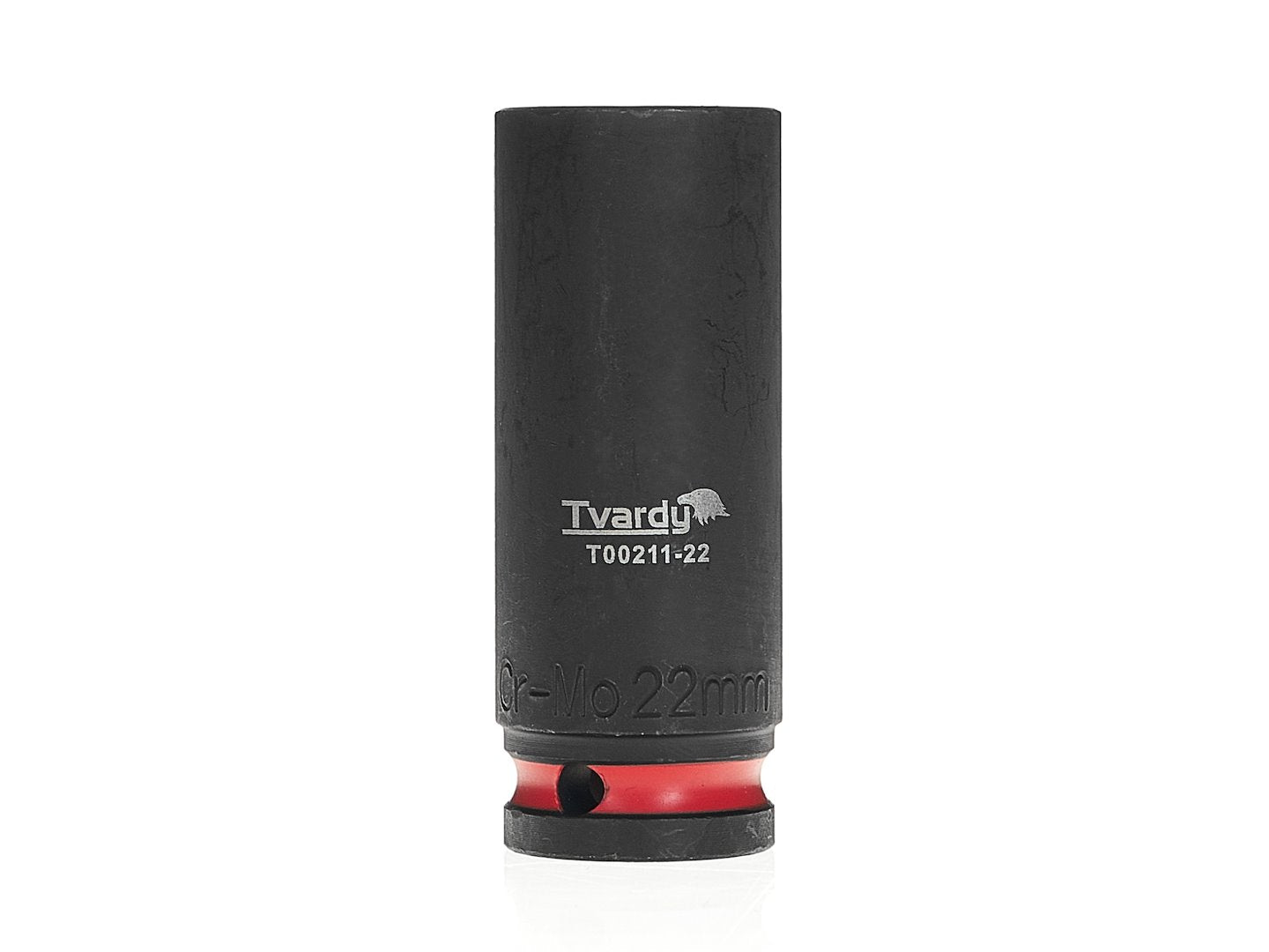 Cheie tubulara de impact lunga in 6 puncte 1 / 2", 22 mm, Cr-Mo, Tvardy T00211-22