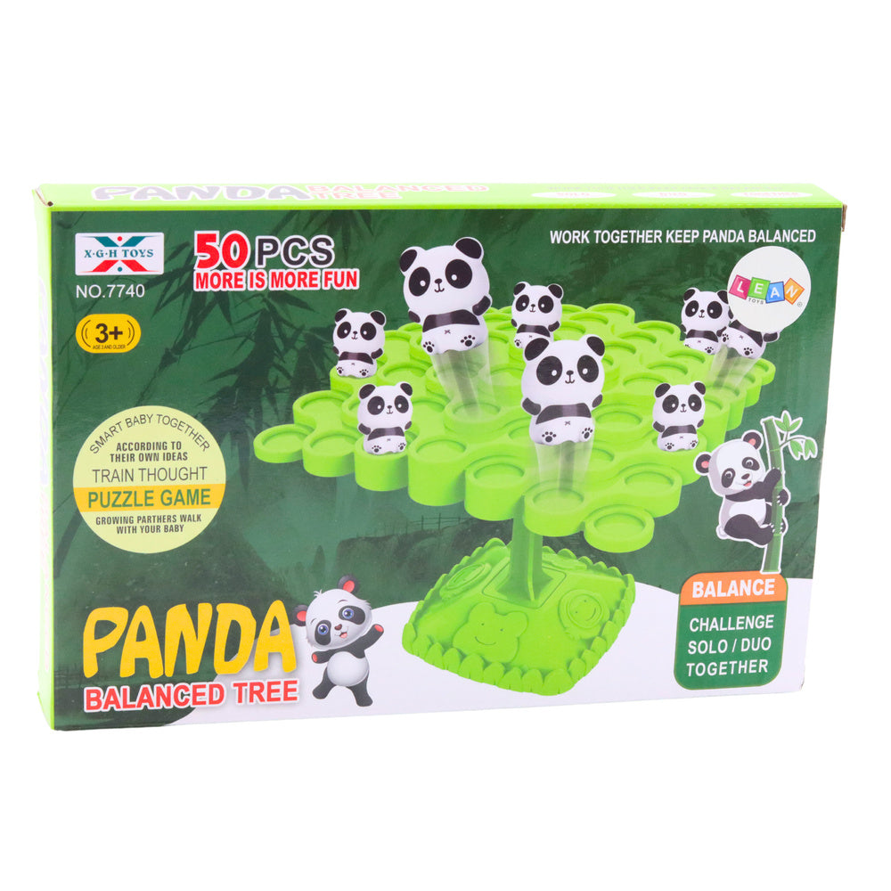 Joc de societate cu ursuleti Panda Game Tree, 50 piese, Lean 24694