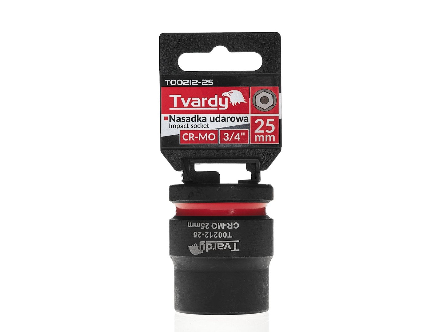 Cheie tubulara de impact in 6 puncte, 3 / 4", 25 mm, Tvardy T00212-25