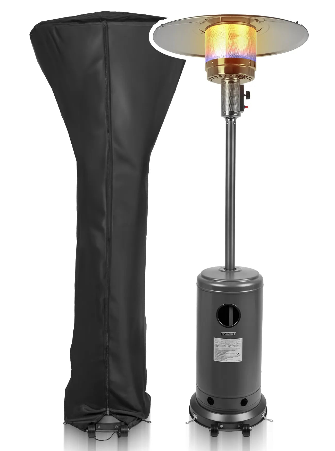 Incalzitor de terasa pe gaz Zone GH155, 13 kW, suprafata de incalzire 20m², MalTec 112706