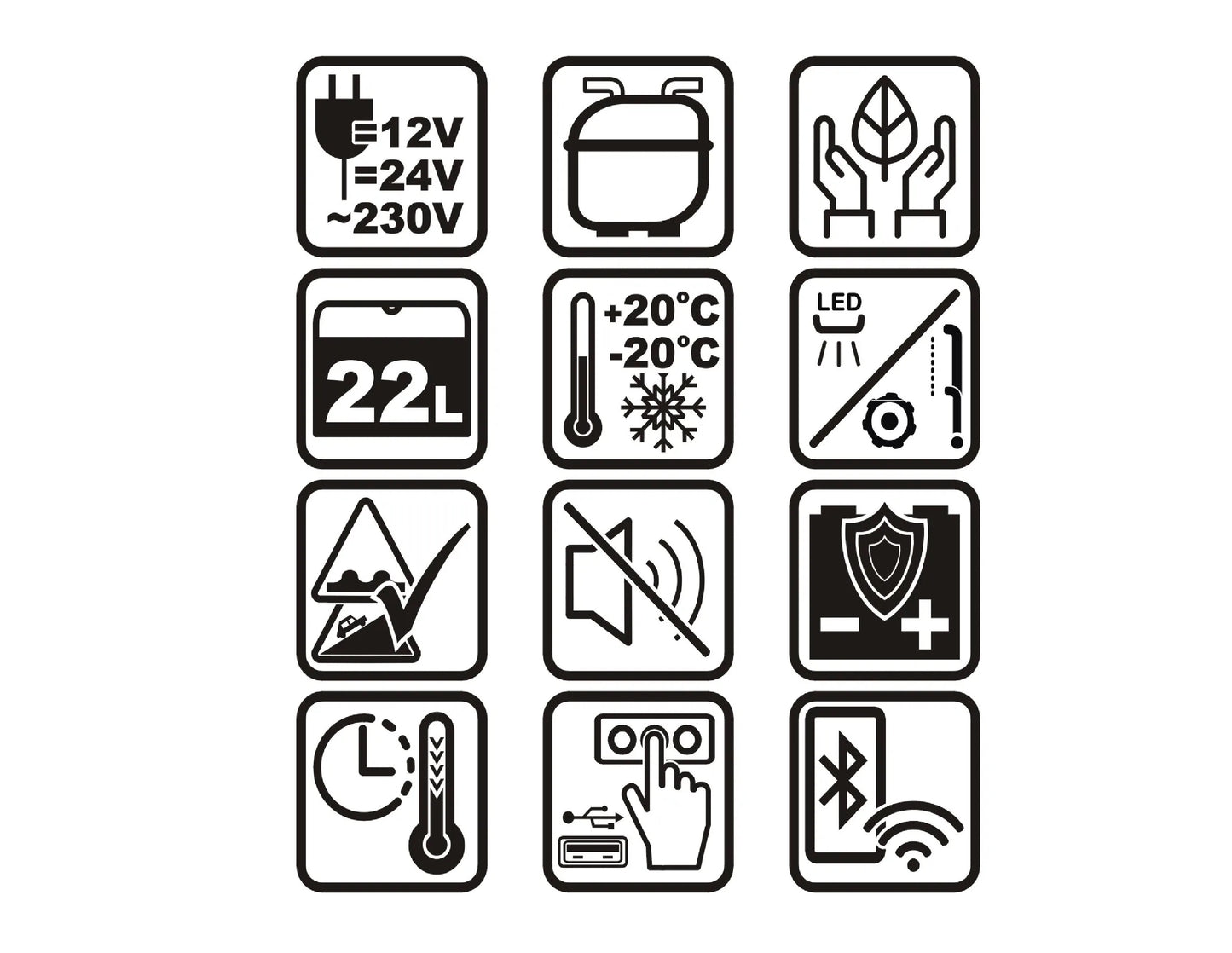 Lada frigorifica cu compresor Wertberg  LT 3.22, 22 l, Harder HD0133