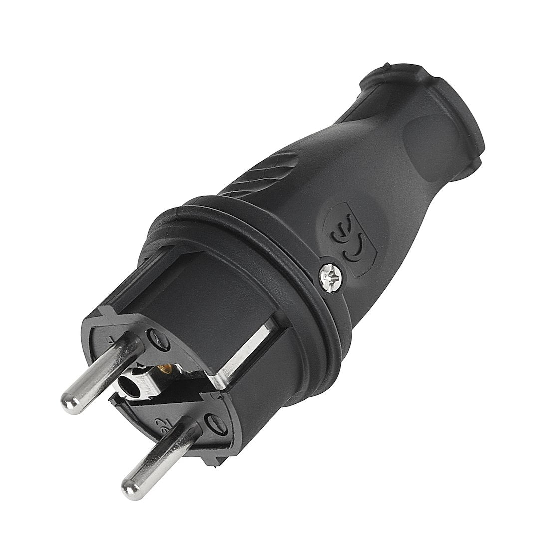 Stecher de cauciuc 16 A IP44, Geko G17515