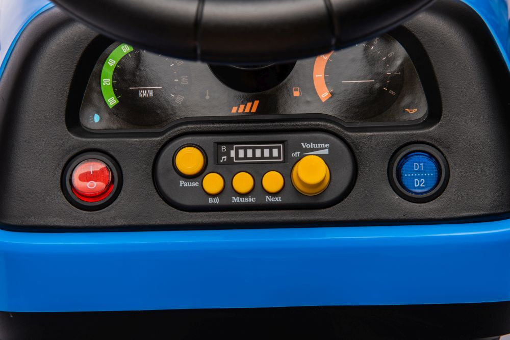 Tractoras electric BBH-030, albastru, Lean 19778