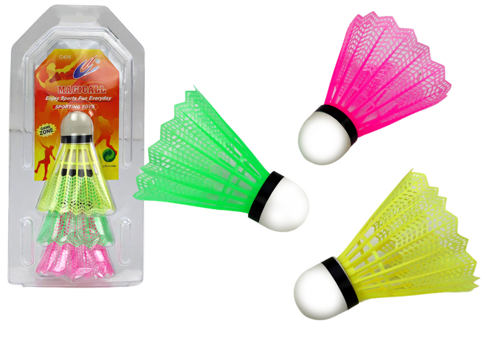 Set 3 fluturasi badminton, multicolor, Lean 17510