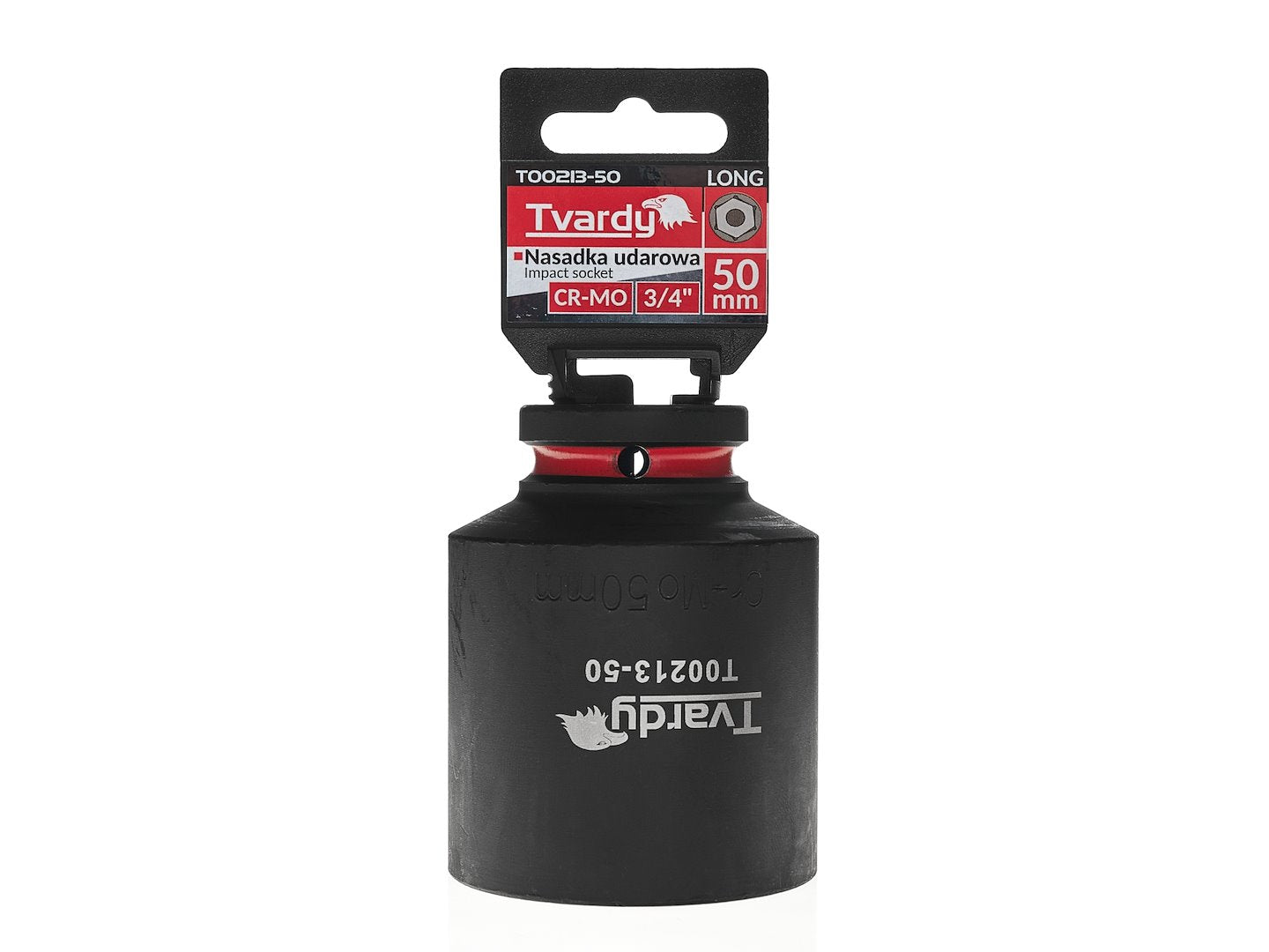 Cheie tubulara de impact in 6 puncte 3 / 4", 50 mm, Cr-Mo, Tvardy T00213-50