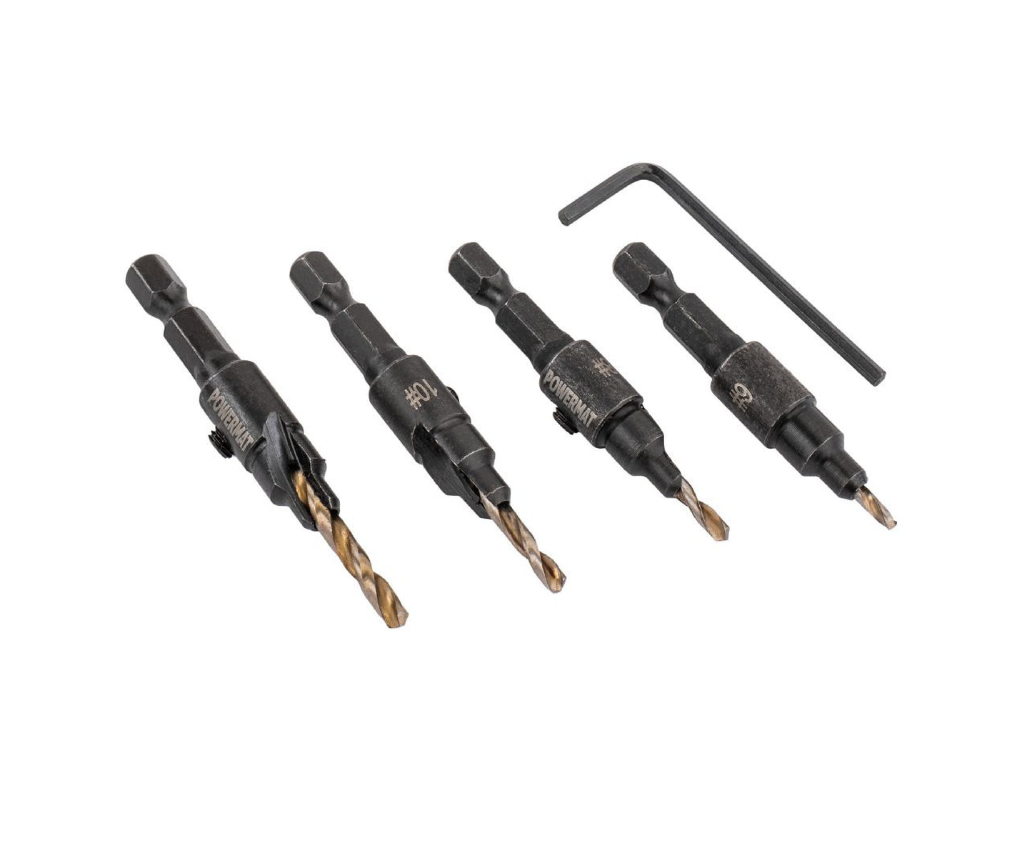 Set burghie pentru lemn PM-ZWZP-4TN, 5 bucati, Powermat PM1459