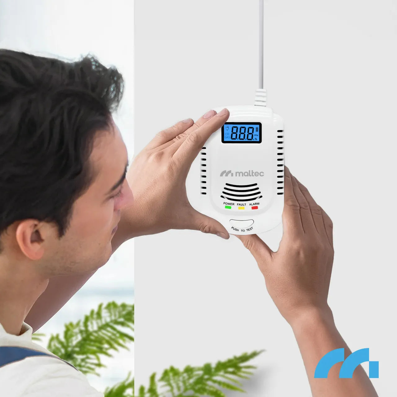 Detector 2 in 1 pentru gaz si GPL SafeSensor3000, afisaj LED, MalTec 113562