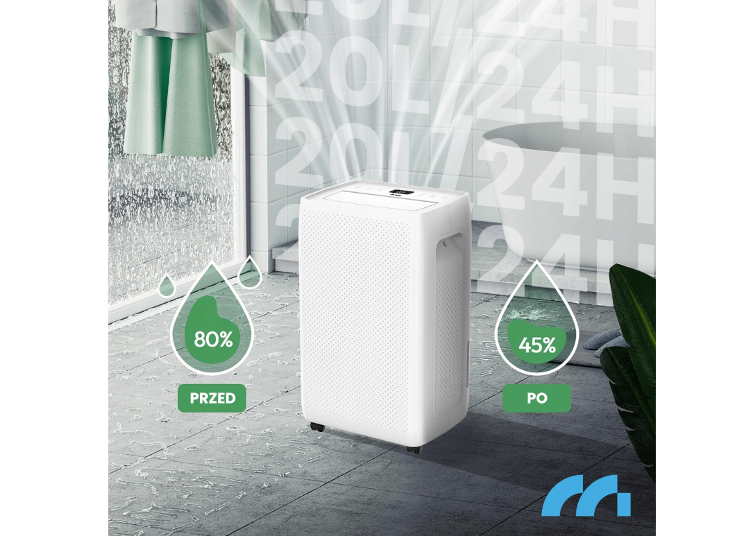 Dezumidificator cu functie de purificare a aerului DH-20330A, 20 l / 24 h, functie Wi-Fi, MalTec 111784