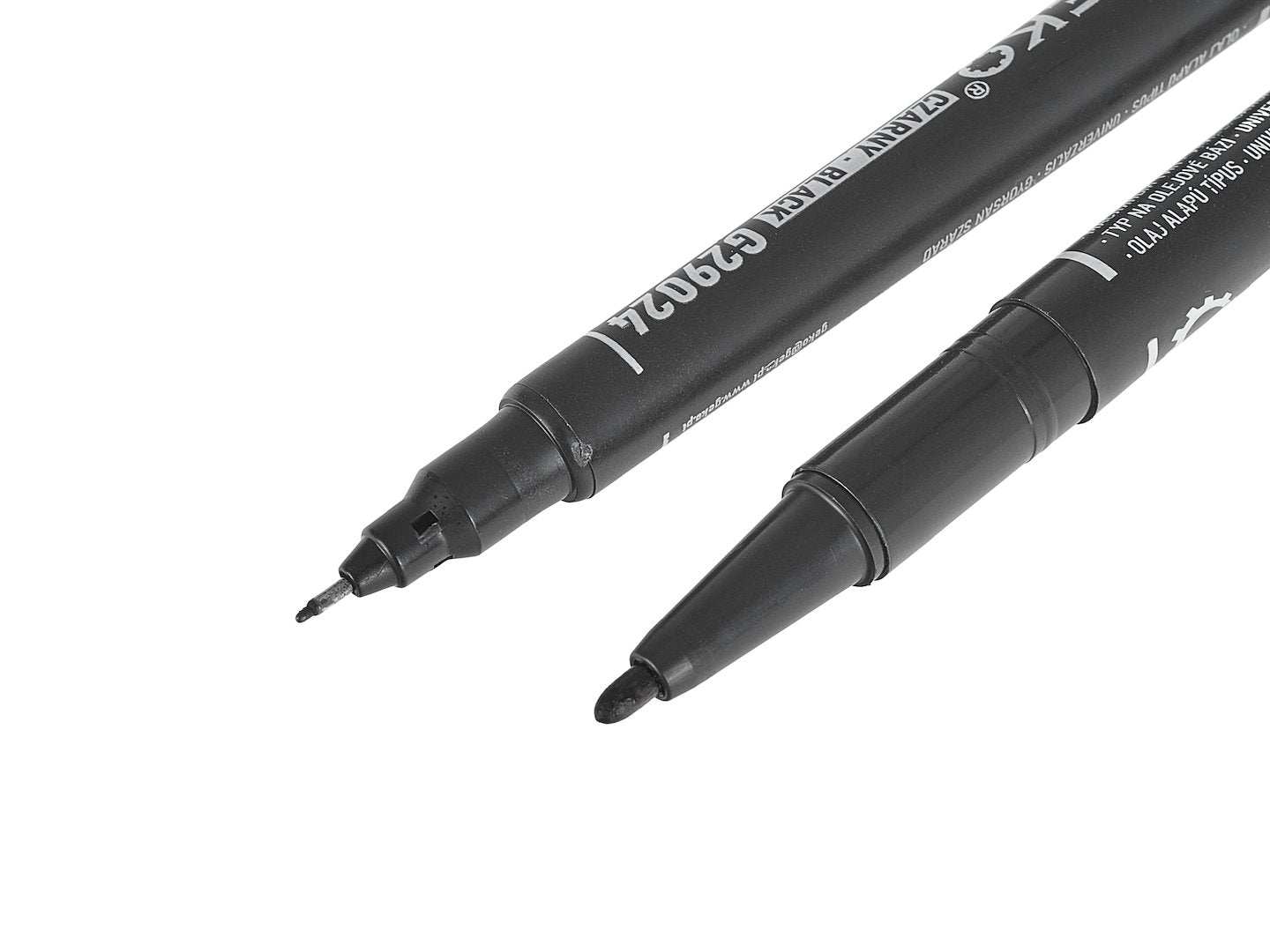 Set markere permanente cu 2 capete, 10 bucati, Geko G29024