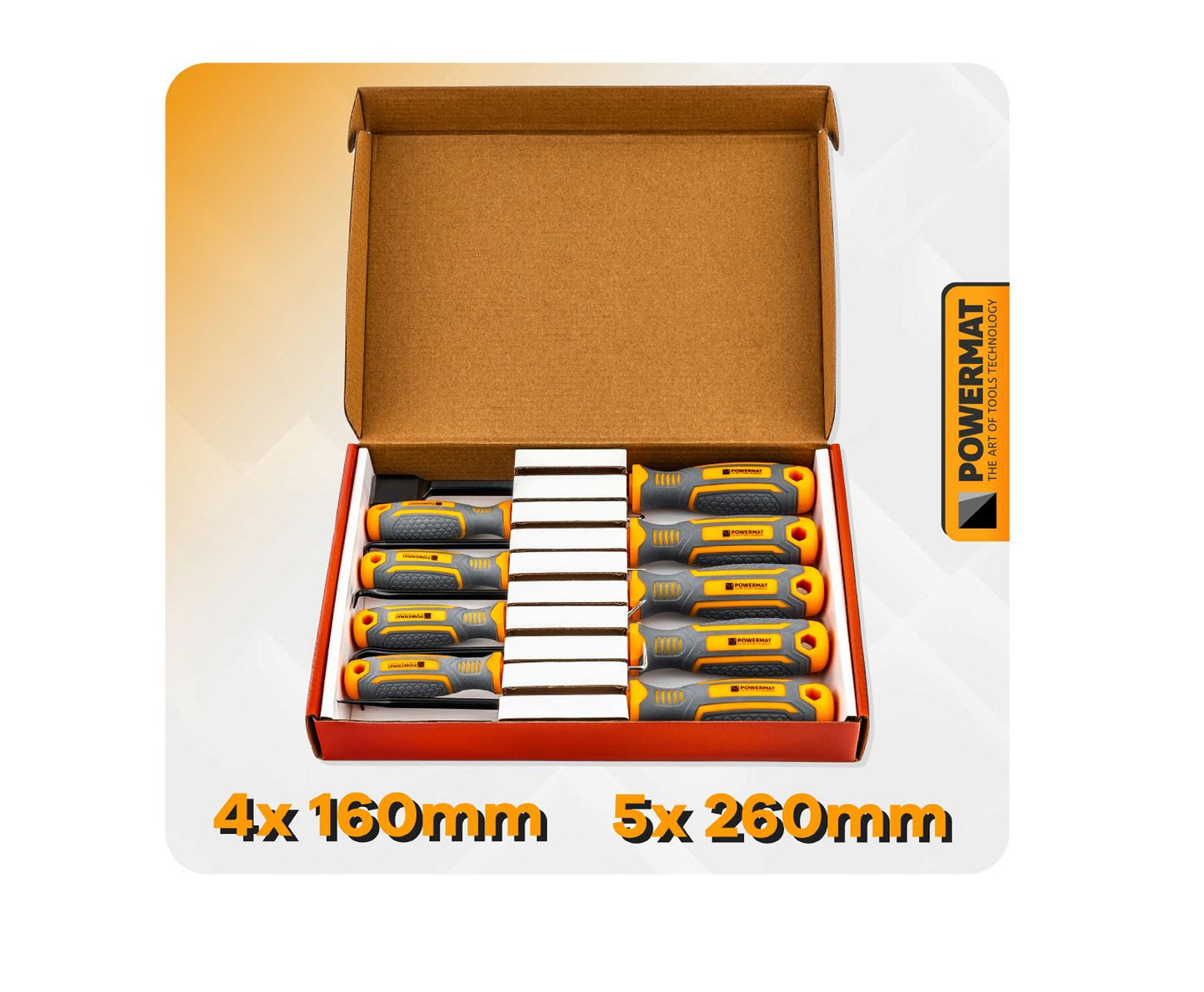 Set surubelnite pentru extras garnituri PM-ZHDO-9T, 9 bucati, Powermat PM1403