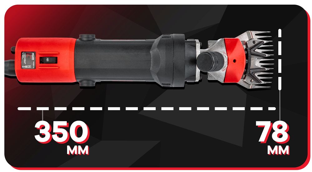 Masina de tuns oi cu lame din otel inoxidabil, 600 W, Red Technic RTMDSO0147