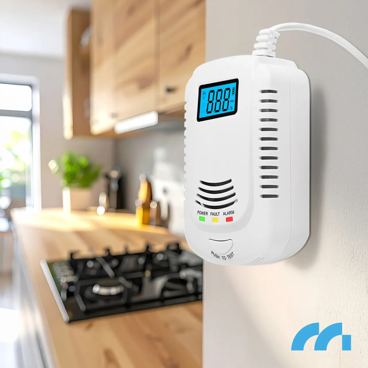 Detector 2 in 1 pentru gaz si GPL SafeSensor3000, afisaj LED, MalTec 113562