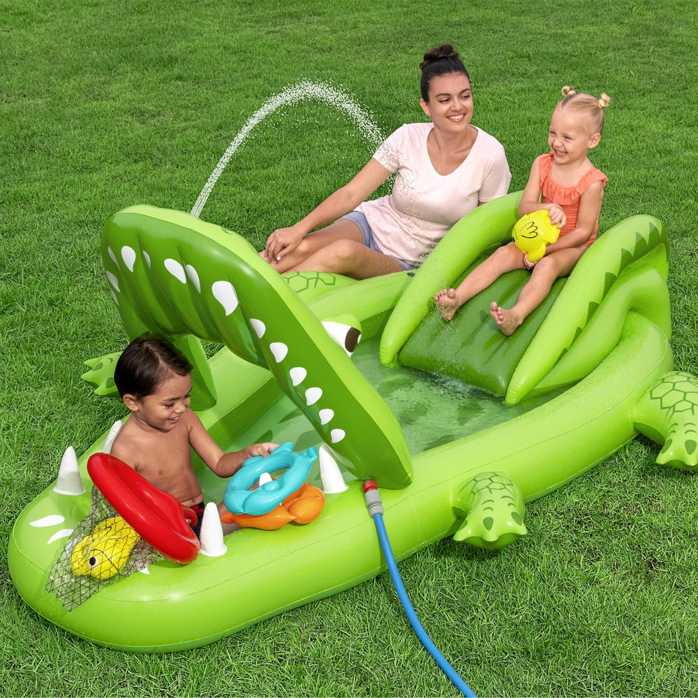 Spatiu de joaca gonflabil Later Gator, 234 x 163 x 87 cm, Bestway 31990