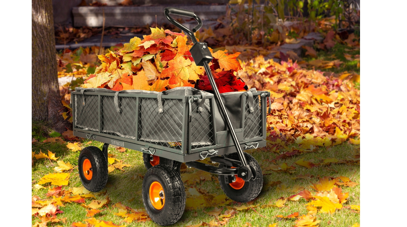 Carucior de gradina Sunwaal, capacitate maxima 400 kg, 100 l, MalTec 112819