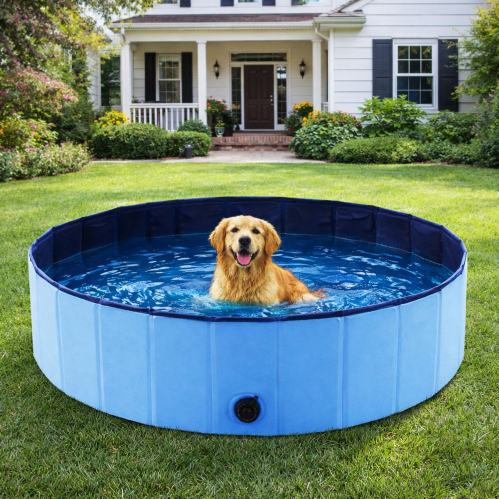 Piscina pentru animale, 120 x 30 cm, albastru, Lean 29249